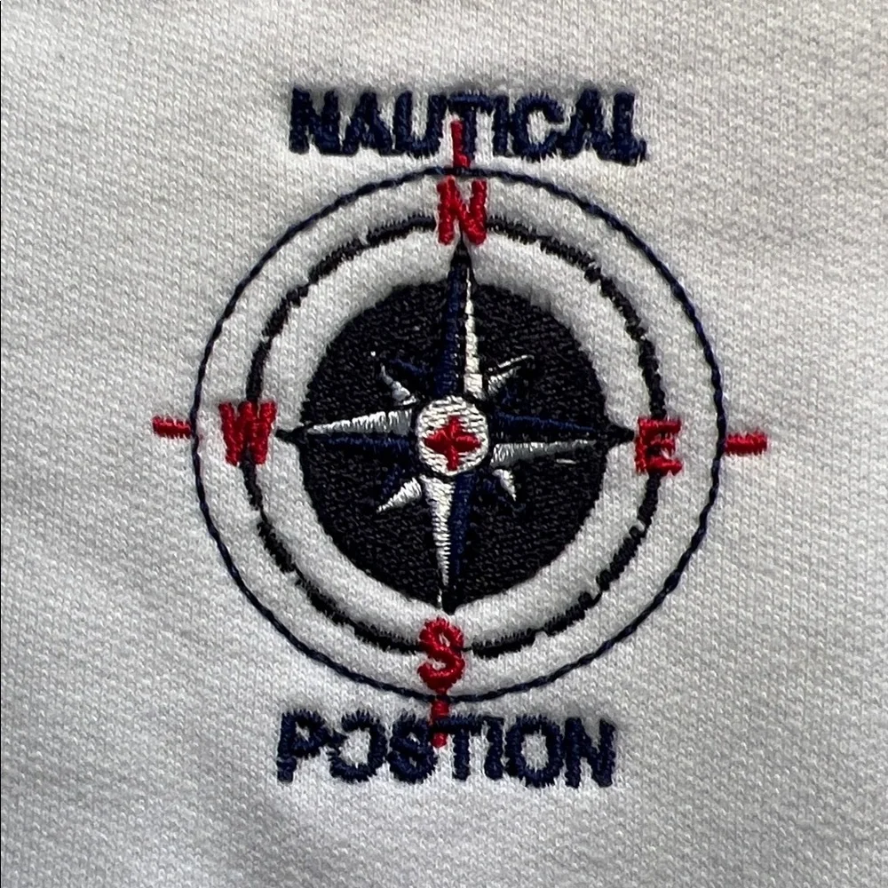 Vintage Dani Nautical Position Kids' Classic White Crewneck Sweatshirt​